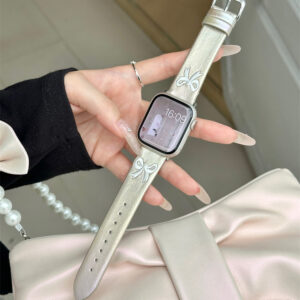 Korean Mermaid Bowknot Soft Leather Strap