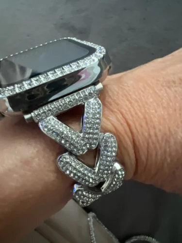 Click to view full screen Diamond Metal Strap photo review
